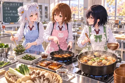 「芋煮美味しいからご飯何杯でもいけちゃうね♪」