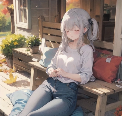 日向でひと眠りのサムネイル