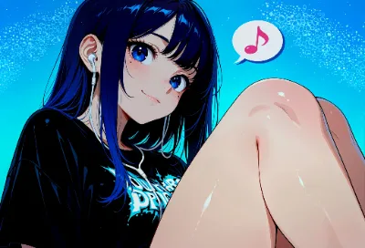 ぴーけー三世さんの真似。リズムに溺れる、私の秘密の旋律