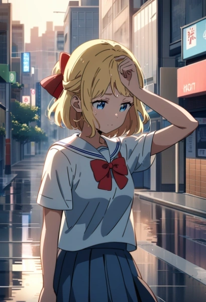 雨降ったあとは蒸し暑いな～