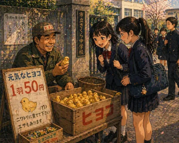 ひよこ売り