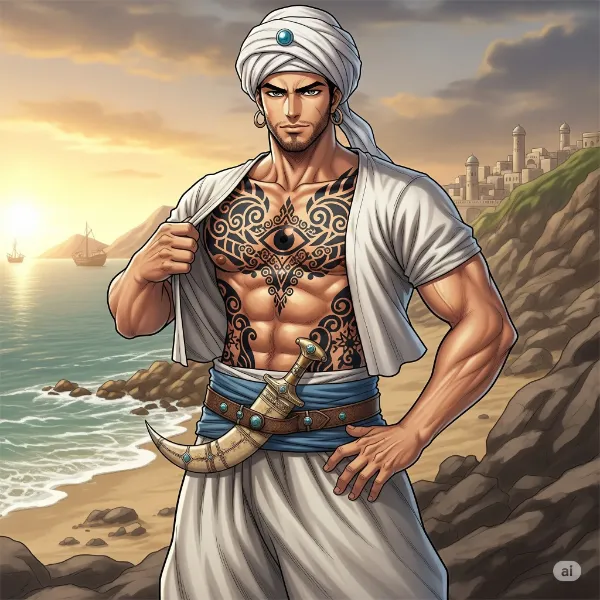 海の男のもんもん