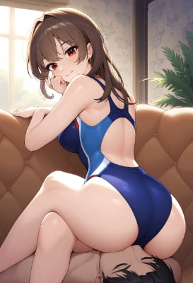 ずっと立っていたから疲れちゃったわ。だから今度はずっと座っているわ。