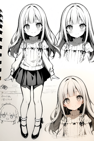 うちの子スケッチ