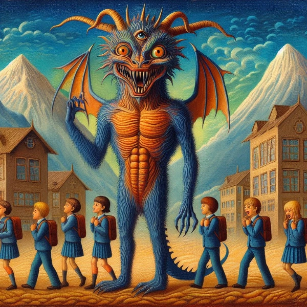 学校に住むモンスターたち