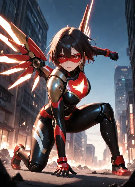 スーパーヒーロー着地