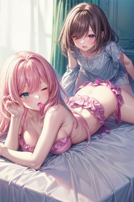 美少女二人。かわいい