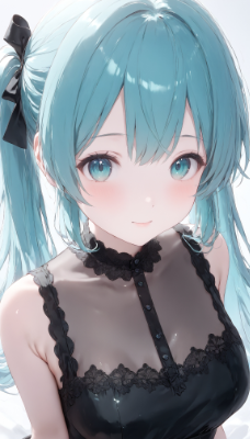 黒ドレス初音ミク