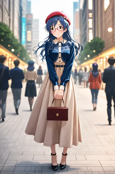 如月千早（街デート）