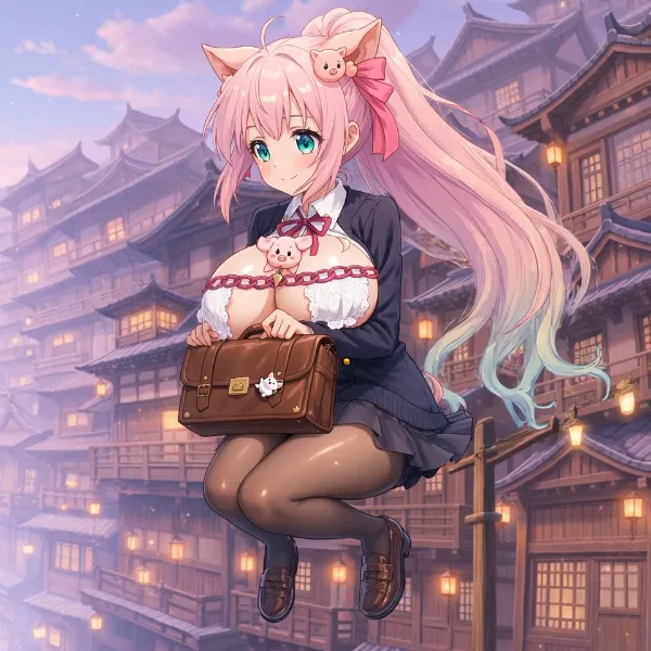 サイドテールに見えませんね