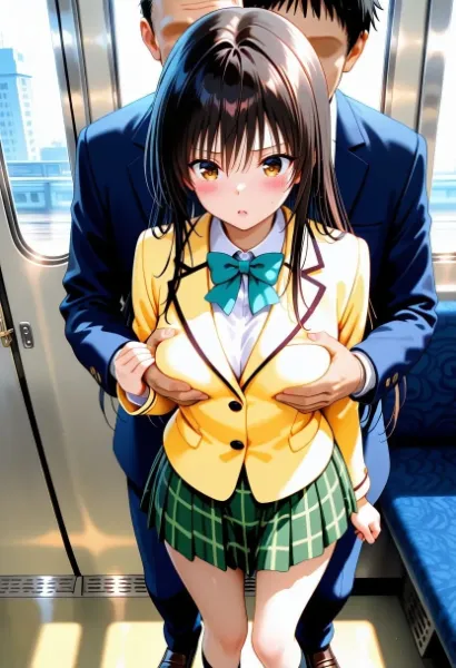 手が届かないから電車で生ハメ種付けした 古手川唯編