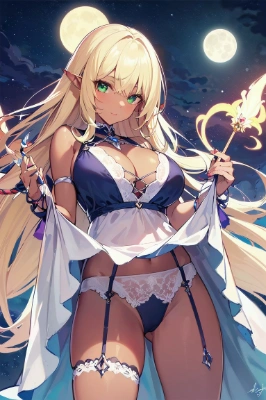 ダークエルフの魔法使い