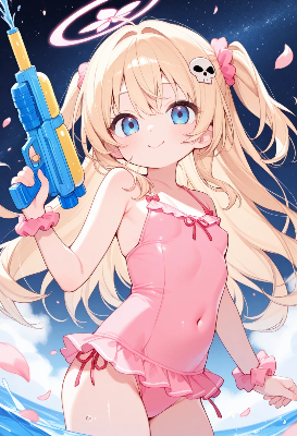 ピンクの水着7☆