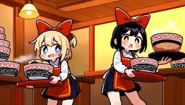ラーメン配膳隊