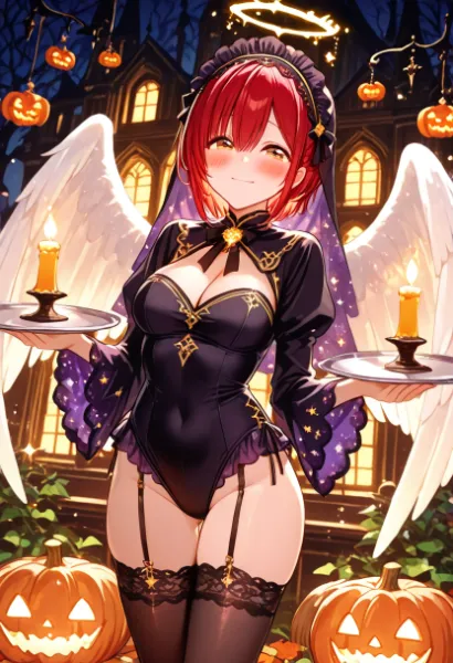 ハロウィン恥じらい元気っ子さん