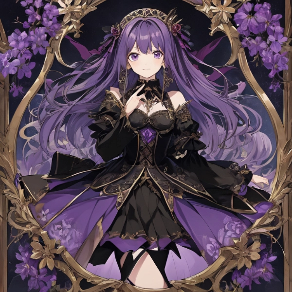 黒の欲望は紫の永遠を彷徨う