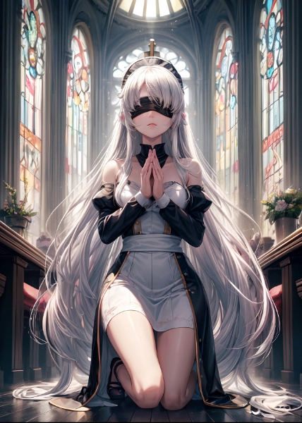 プリーストメイド(白)