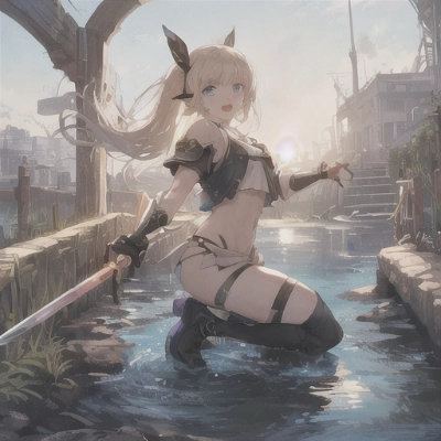 金髪勇者『水場②』