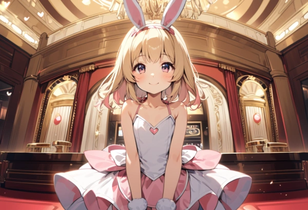 バニードレス少女