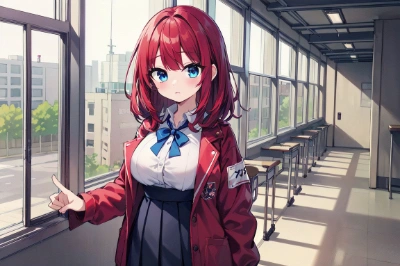 赤毛の女の子