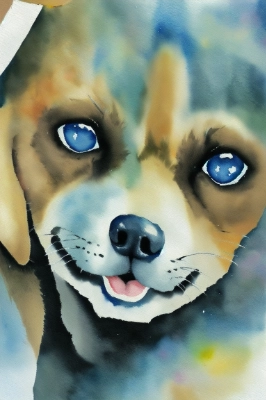 ハンサム犬 キリッ