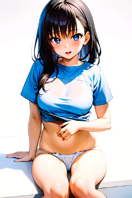 下着姿の女の子