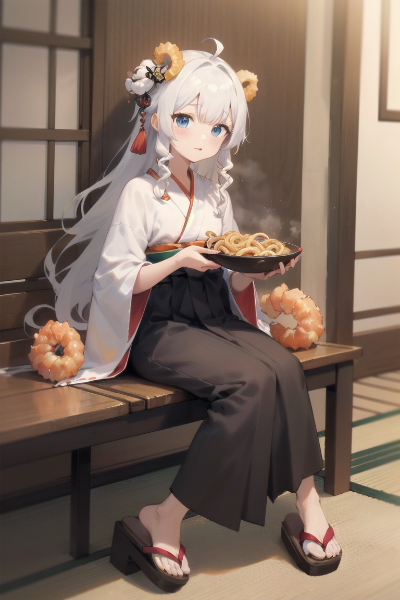 うどん娘（たぬき）