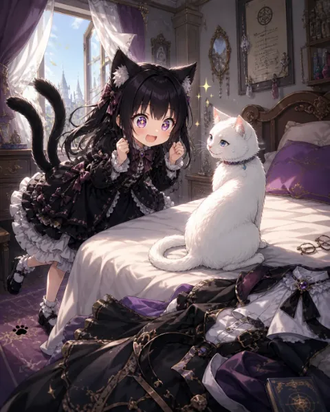捕獲された白猫と、戻れない魔術師