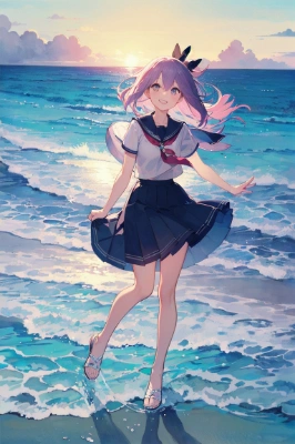 Sea background.