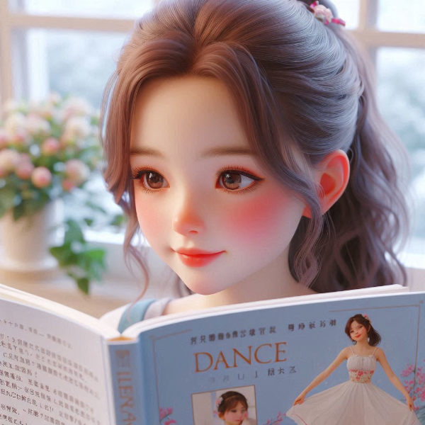 読書ｘバレエ　（9枚）