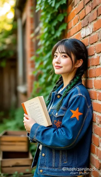 インディゴ・リバース、古本屋の裏庭 - Indigo Reverse, Backyard of a Secondhand Bookstore