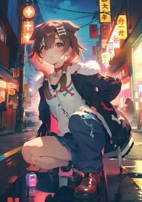 夜の散歩