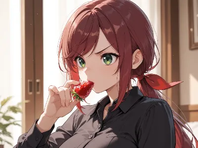 「紅ほっぺにキス」🍓