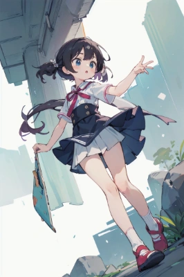 わ！風強ぉ