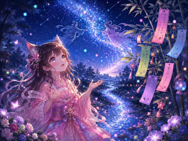 星に願いが届く夜