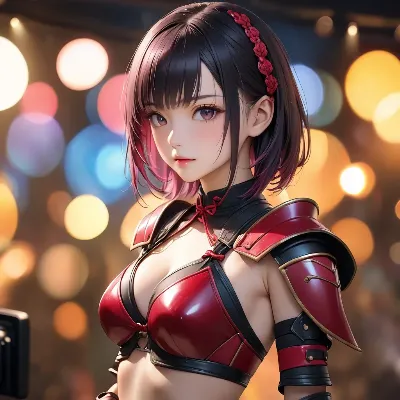 赤黒の鎧を纏う少女