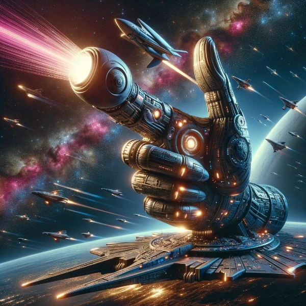 指差し宇宙戦艦　（16枚）