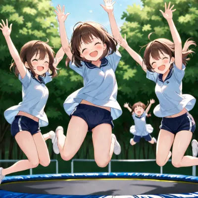 少女達の飛翔