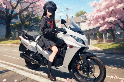 後ろに乗る？