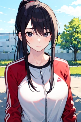 ジャージのお姉さん