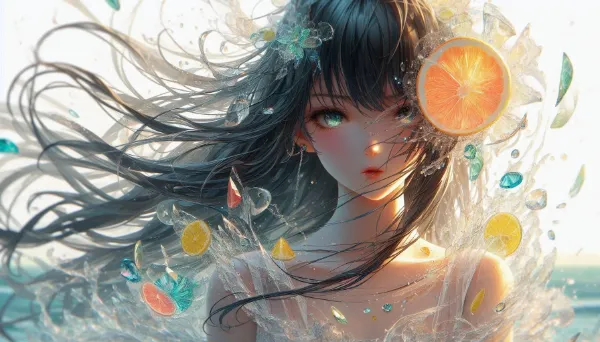 柑橘の精霊と海の幻夢