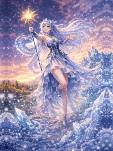 氷の姫と星の輝く冒険