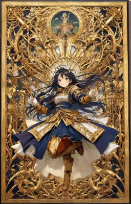 黄金の飾りよりも美しい女性。