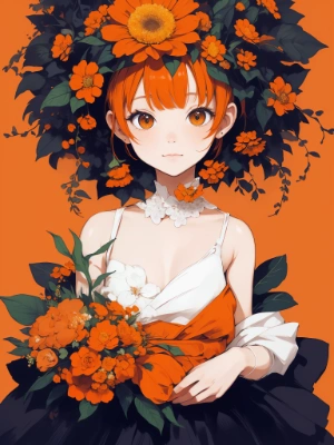 orange girl