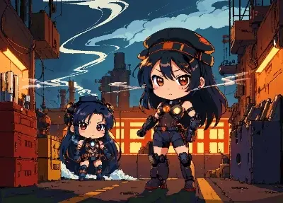 裏路地に追い詰められて