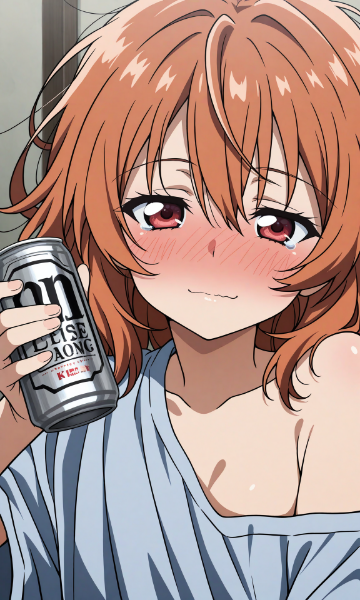 酔っ払い（アニメスタイル）