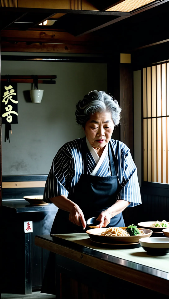 とあるうどん県の老舗女店主