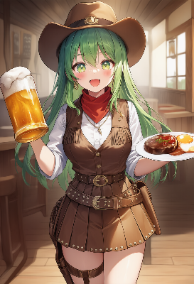 ハンバーグステーキ&ビール