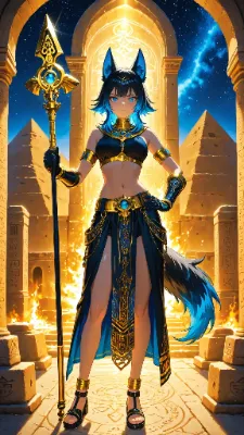 🐺 古代エジプトの神々 〜ウル子、冥界の守護者になる〜⚖️🐺