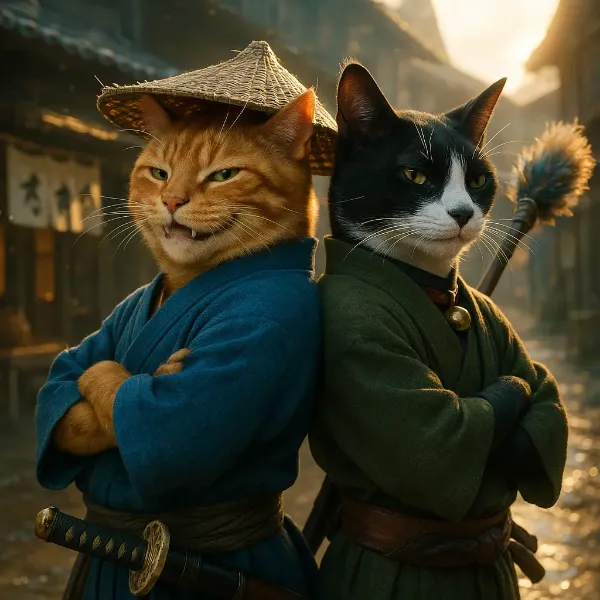 猫侍たちの江戸街冒険譚